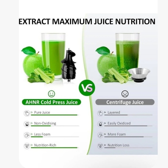 AHNR Cold Press Juicer  Machine 300W Slow Masticating Juicer BENIFITS CHARITY - Picture 6 of 12